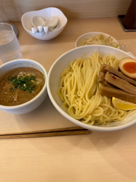 「つけ麺　メンマトッピング」@つけそば 周の写真