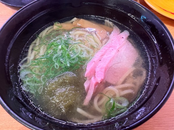 「五稜郭監修　昆布香る函館塩ラーメン(450円)」@スシロー 五条七本松店の写真