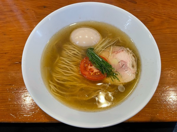 「白そば(¥900) 味付(¥100)」@麺屋 ブルーズの写真