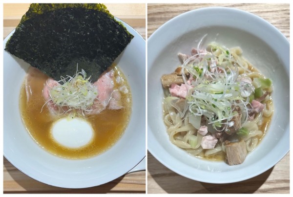 「特製ハーフ 和え麺ハーフ」@麺や 紀茂登の写真