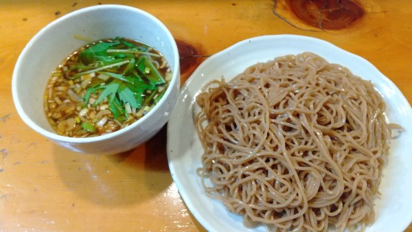 「つけそば・そば粉入り麺(¥700)」@らーめん さんさんの写真