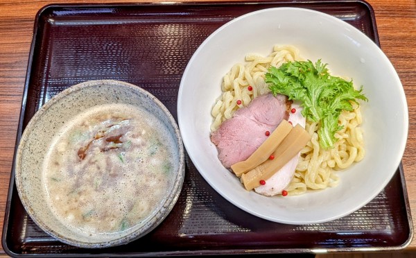 「白湯塩つけそば」@中華そば 陽なたの写真