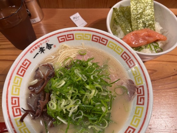 「博多セット1,150円＋アプリクーポン青ネギ」@博多屋台一幸舎 博多一番街店の写真