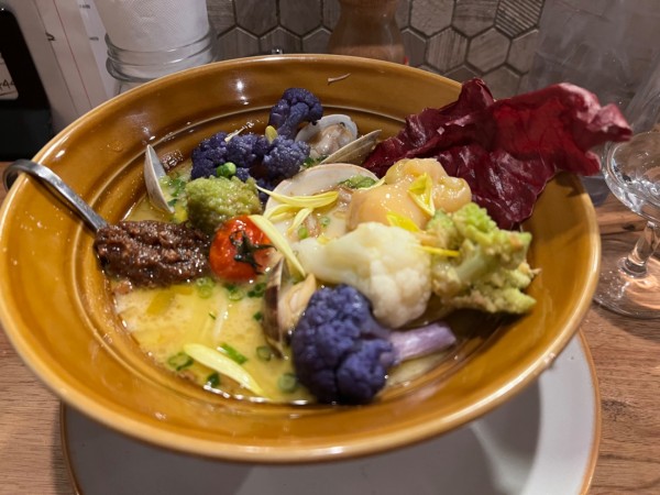 「限定トリプルクラムチャウダー1700円」@海老丸らーめんの写真