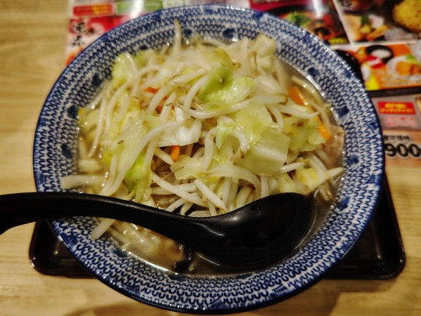 「淡麗タンメン(野菜増し)」@埼玉タンメン 山田太郎 川島インター店の写真