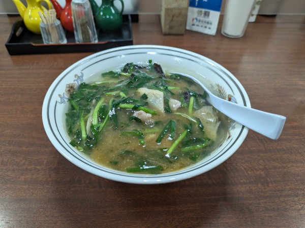 「韮溜湯麺（栄福特製そば）」@中華料理 栄福の写真