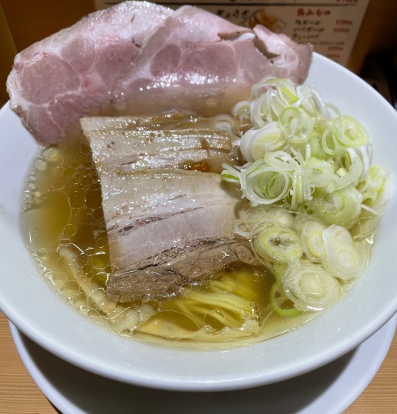 「魚介塩そば」@中華そば 丈花の写真