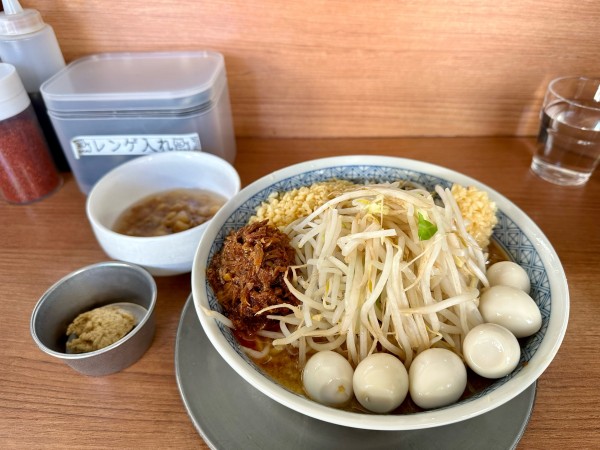 「味噌ラーメン（うずら×2）」@ラーメン ぶぅさんの写真