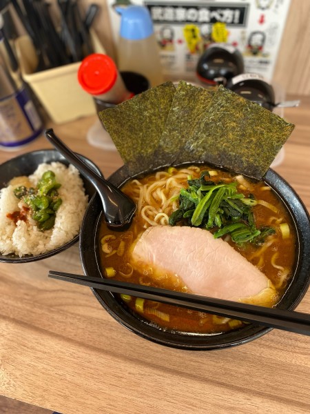 「ラーメン中ヤワメコイメオオメカエシツヨメ」@七代目武道家の写真