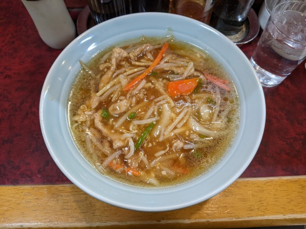 「あんかけラーメン：980円」@平和園の写真