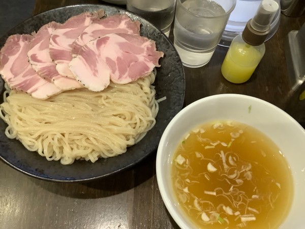 「チャーシュー塩つけ麺 大盛」@町田汁場 しおらーめん進化 町田駅前店の写真