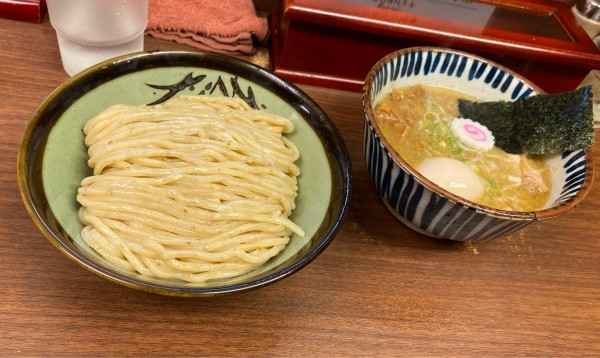 「つけめん味玉煮番搾り ¥1,070」@つけめん 三三㐂の写真