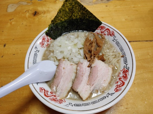 「背脂煮干蕎麦　和え玉　800+200円」@福島屋の写真