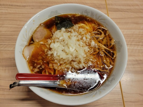 「薬味ラーメン特大」@中華そば専門店 びんびん亭 高幡不動店の写真