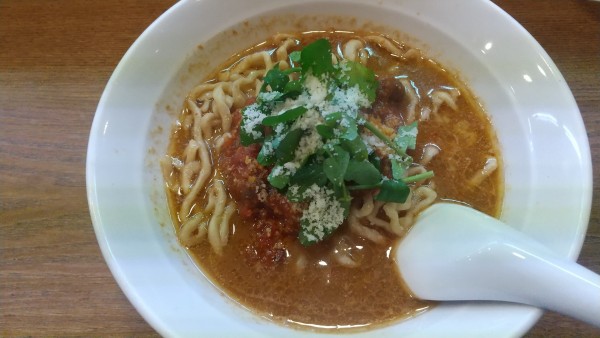 「【期間限定】粗挽きボロネーゼの味噌らぁめん(¥1,500)」@らぁめん山と樹の写真