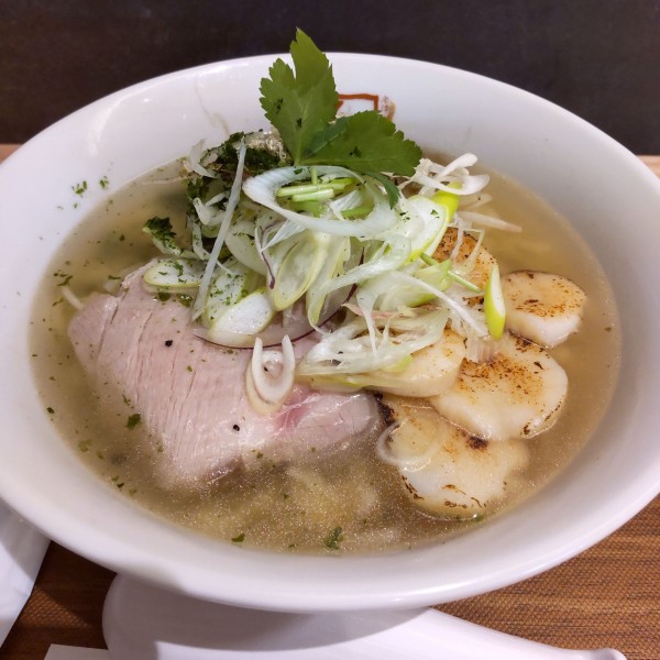 「北海道産ホタテの塩ラーメン（￥1.600）」@羽田産直館フードコートの写真