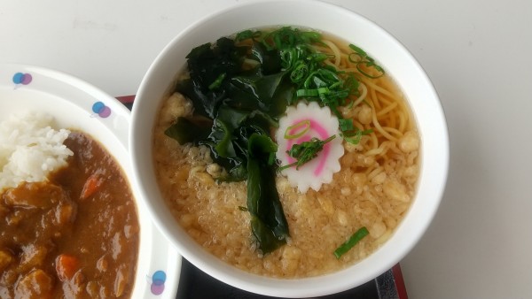 「素ラーメン450円」@鳥取県庁食堂の写真
