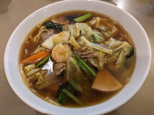 「五目つゆそば」@中国料理 地球飯店の写真