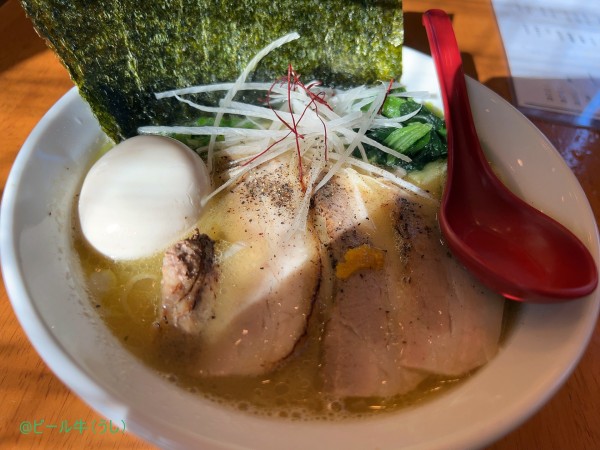「特のせラーメン塩(1150円)」@麺屋 夏鈴の写真