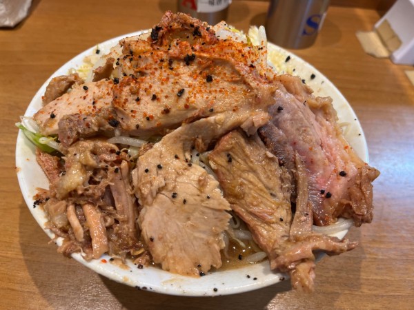 「ラーメン並300g、 ニンニク、野菜」@ラーメン 池田屋 高田馬場店の写真