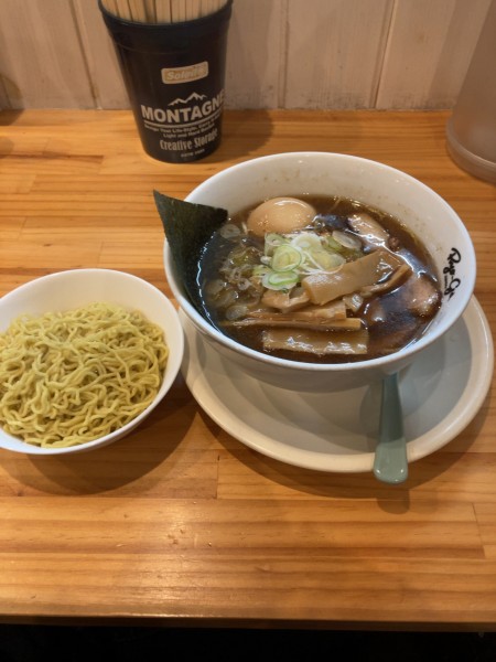 「特製クラシック煮干＋替え玉　1430円」@凌駕EBISUの写真