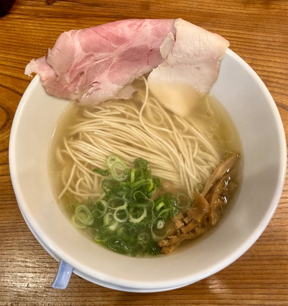 「鶏塩そば 850円」@麺屋 麻左香の写真