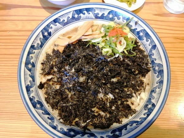 「超濃厚にぼしの海苔そば」@こだわり麺工房 たごの写真