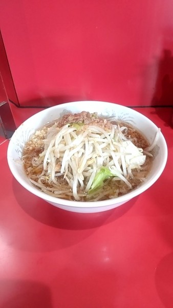 「ミニ+ニンニク少し、アブラ」@ラーメン二郎 千葉店の写真