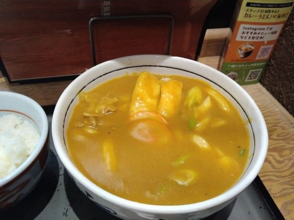 「カレーうどん」@若鯱家 名古屋駅エスカ店の写真