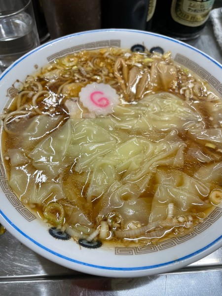 「ワンタンメン」@中華そば みたかの写真