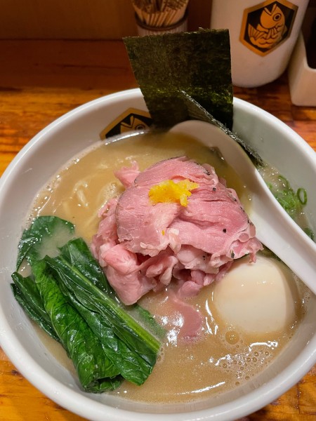 「特製濃厚真鯛らーめん」@真鯛らーめん 麺魚の写真
