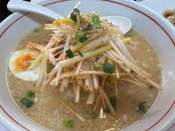 「ネギ味噌ラーメン　800」@らーめん食堂 かみやの写真