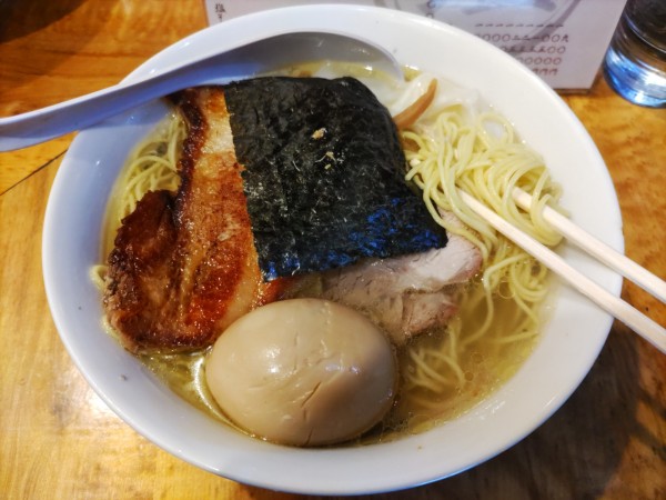 「特製塩そば(大盛)」@塩そば 桑ばらの写真