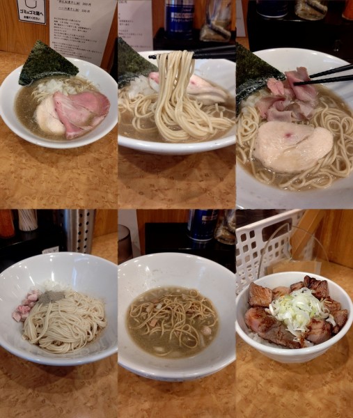 「純煮干しそば+肉飯+和え玉 鶏油(¥950+400+250)」@中華そば 児ノ木の写真