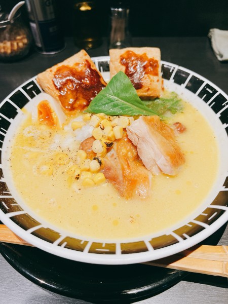 「コンポタ鶏白湯そば」@つけ麺 中華そば アンタイNOODLESの写真