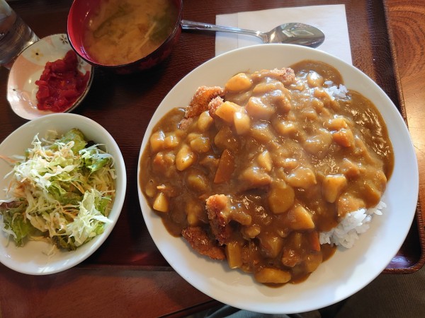 「カツカレー 大盛り」@釜めし 村上家の写真