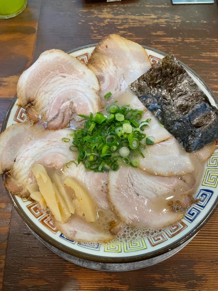「昔ラーメン　チャーシュー」@大砲ラーメン 本店の写真