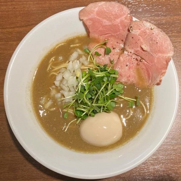 「濃厚烏賊煮干煮玉子入り（醤油）¥1,030」@麺屋 ねむ瑠の写真