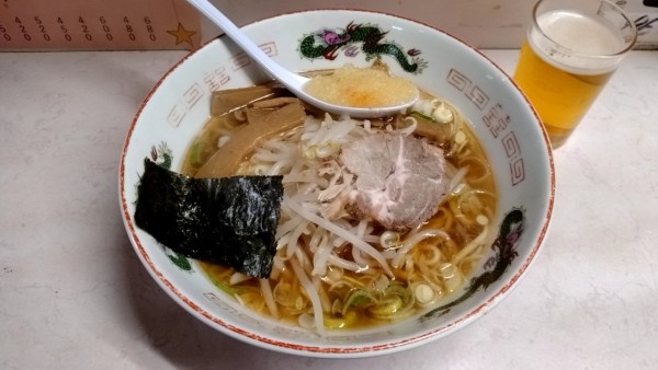 「にんにくラーメン_500円」@岐阜屋の写真