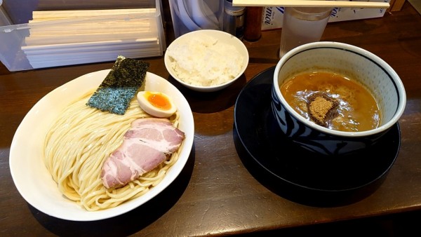「鳥豚魚介つけ麺」@ラーメン ますだやの写真