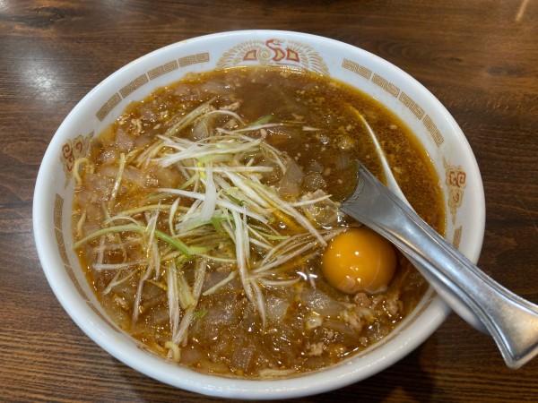 「月見担々麺850円」@ファミリーレストラン こだまの写真