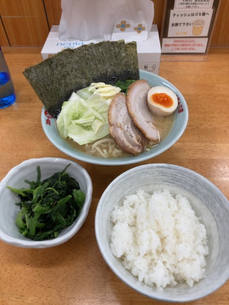 「マル外＋ノリ＋ホーレン草　　1340円」@信州五十六家 広丘店の写真