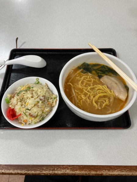 「チャーハンセット　味噌ラーメン」@らーめん一心 真栄店の写真