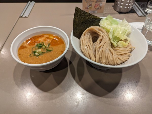 「海老味噌味玉つけ麺」@つけ麺 五ノ神製作所の写真