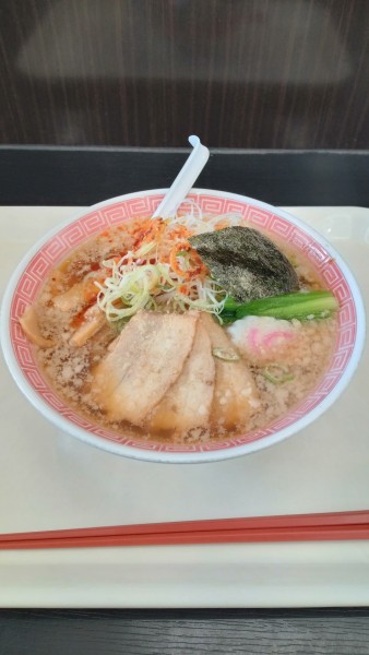 「背脂中華そば　刻みネギ」@幸楽苑 吾妻PA店の写真