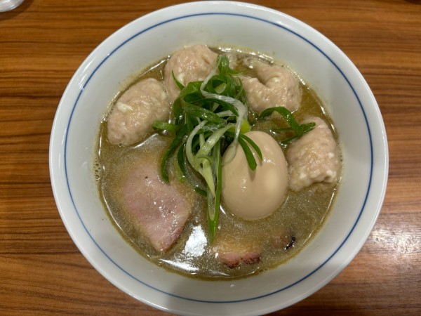 「ワンタン中華そば＋味玉」@中華そば 西川の写真