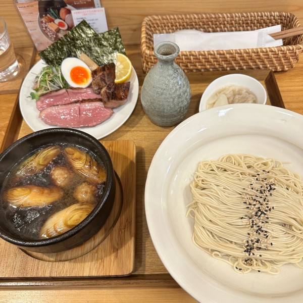 「鴨南蛮つけそば」@麺屋 さくらの写真