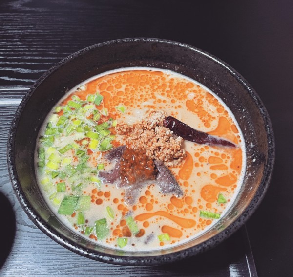 「山鹿濃厚坦々麺」@那須仙人 ジビエの里の写真