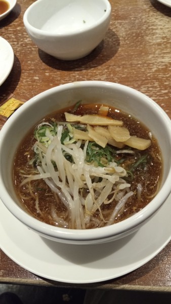 「塩ラーメン、酸辣湯麺」@香港蒸籠 そごう大宮店の写真