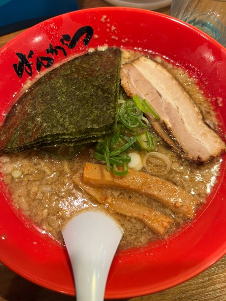 「醤油豚骨」@旭川味噌ラーメン ばんから 池袋西口店の写真